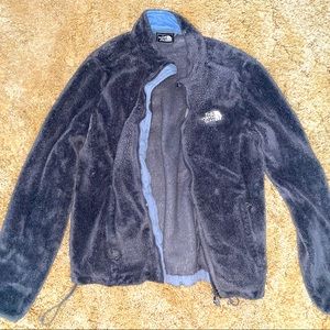 NorthFace fuzzy zip-up